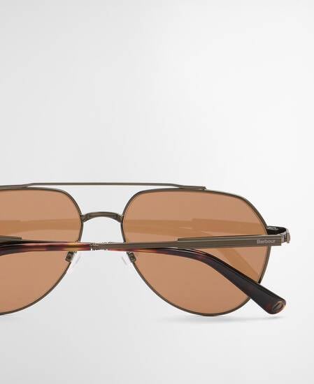 Tom Aviator Sunglasses Dark Gun / Tortoise