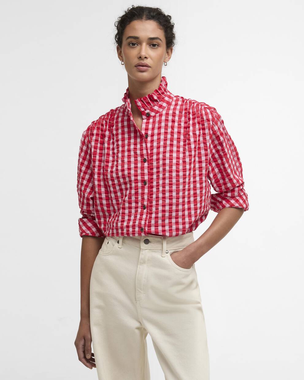Esther Gingham Oversized Shirt