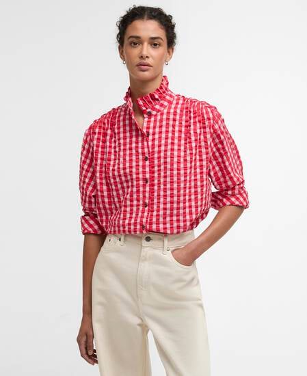 Esther Gingham Oversized Shirt Multi