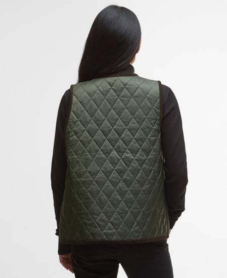 Gilet Enid Olive/Ancient Tartan