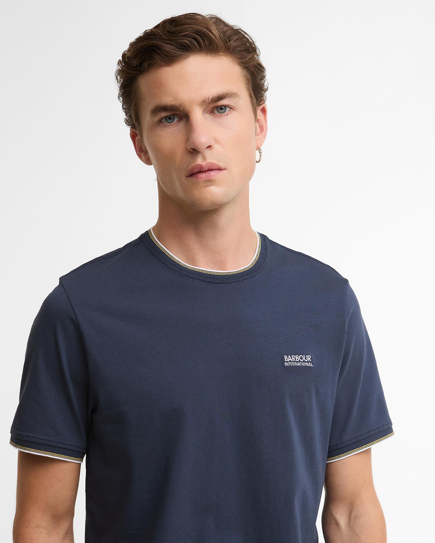 Ashmann Tipped T-Shirt Oxford Navy