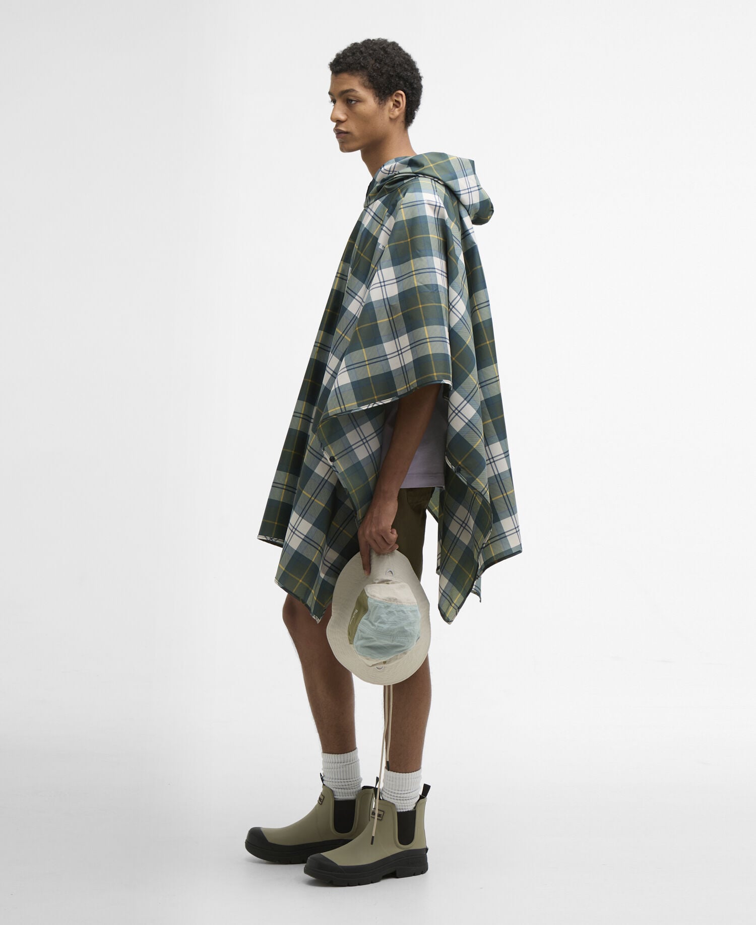 Tartan Showerproof Poncho Ancient Tartan