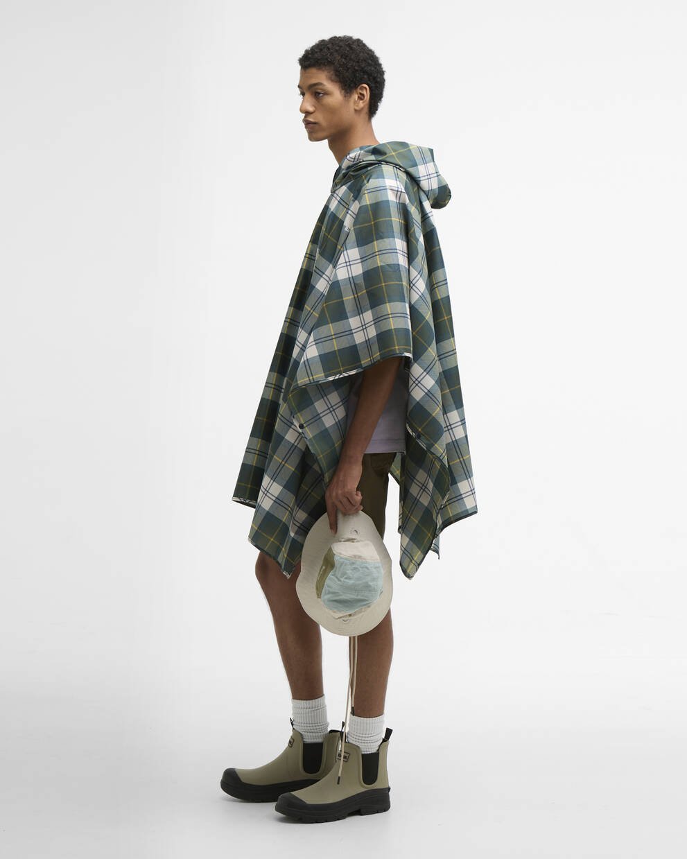 Tartan Showerproof Poncho