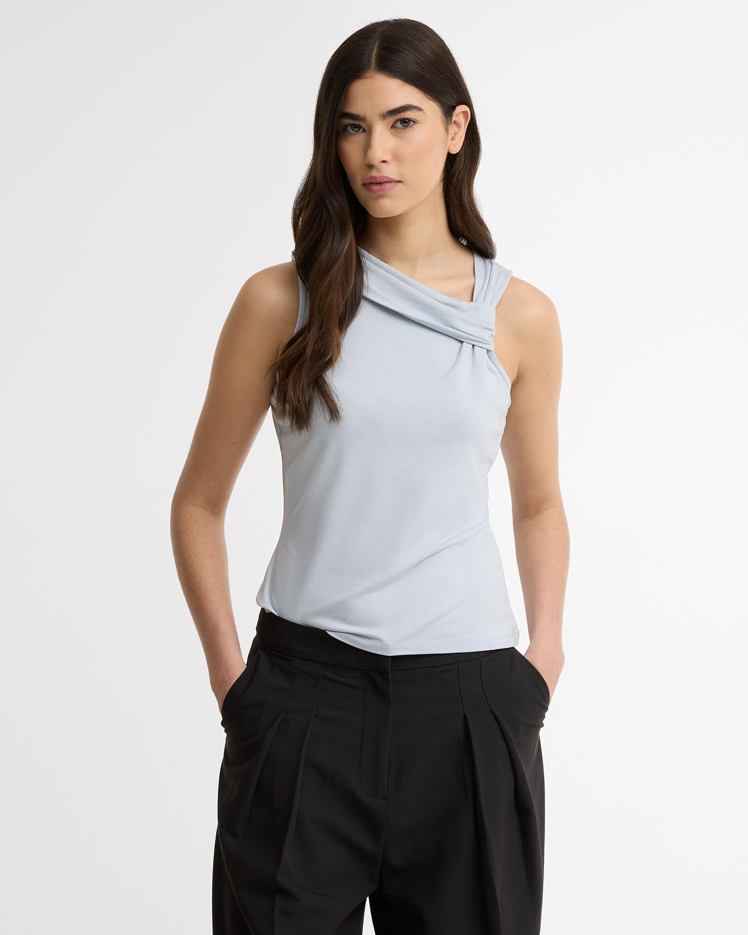 Cinzia Tank Top Pearl Blue