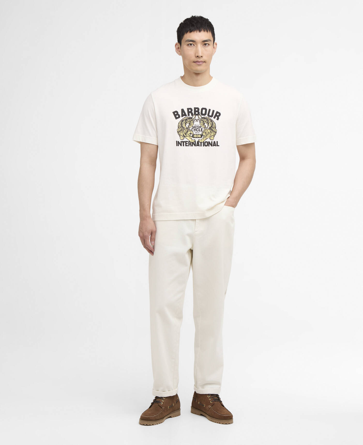 T-shirt con stampa Talisman Whisper White image number 1