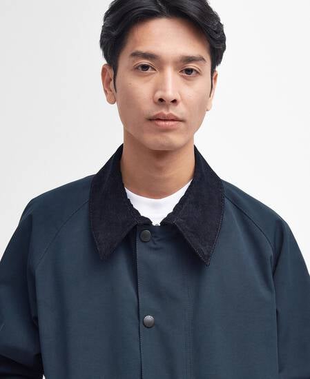 Oversized Reversible Transporter Jacket Navy-Dress