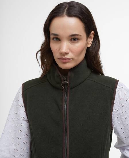 Country Colton Fleece Gilet Sage