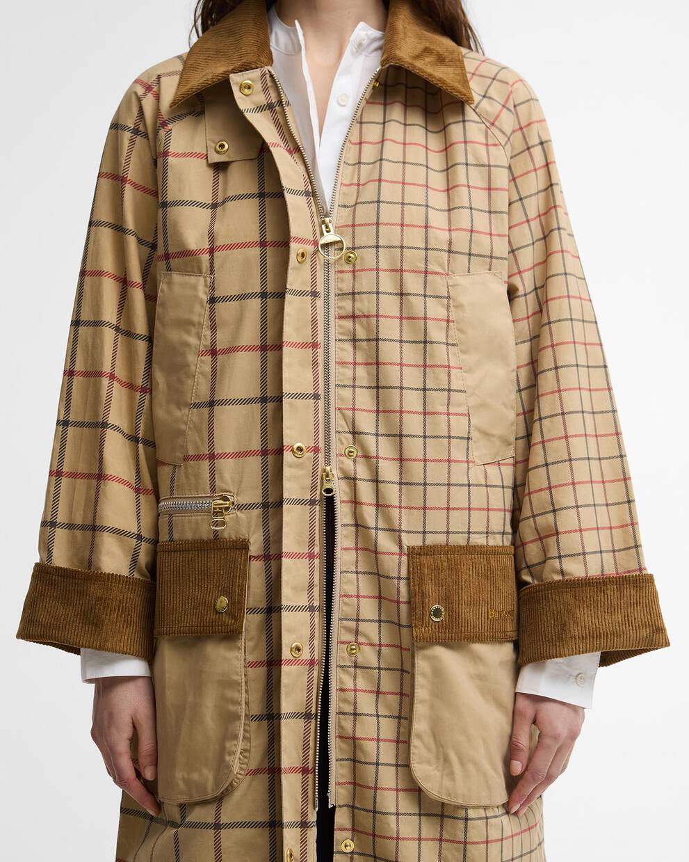 Hollington Check Car Coat