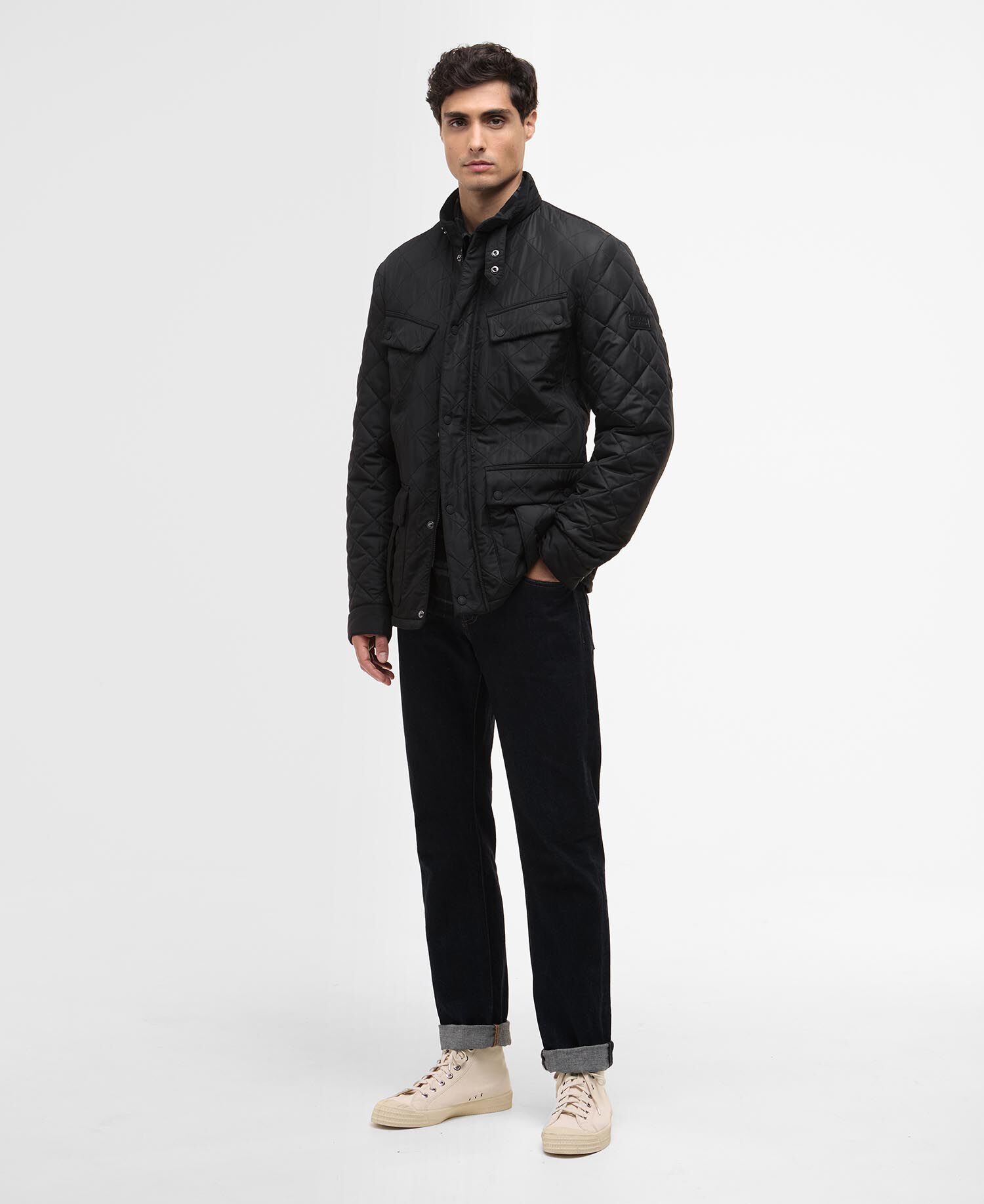 Contemporary Ariel Polarquilt Jacket Black