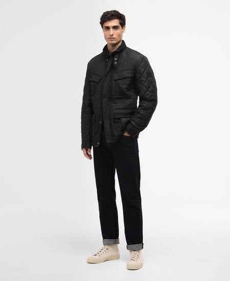 Contemporary Ariel Polarquilt Jacket Black