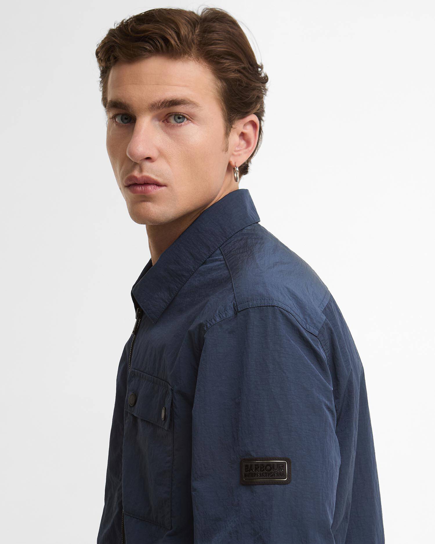 Overshirt Inline Oxford Navy image number 3