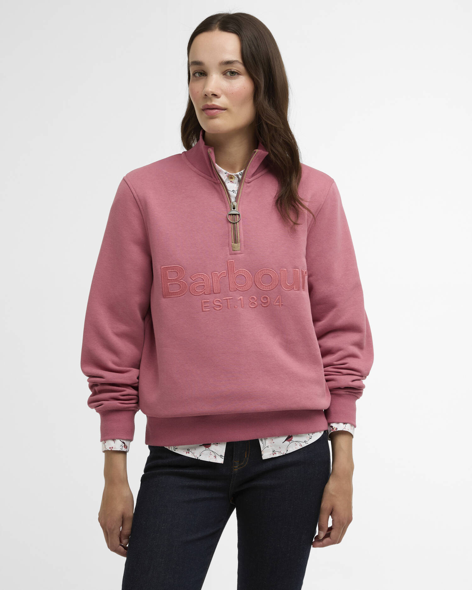 Pullover Cynthia Half-Zip Wildberry image number 0