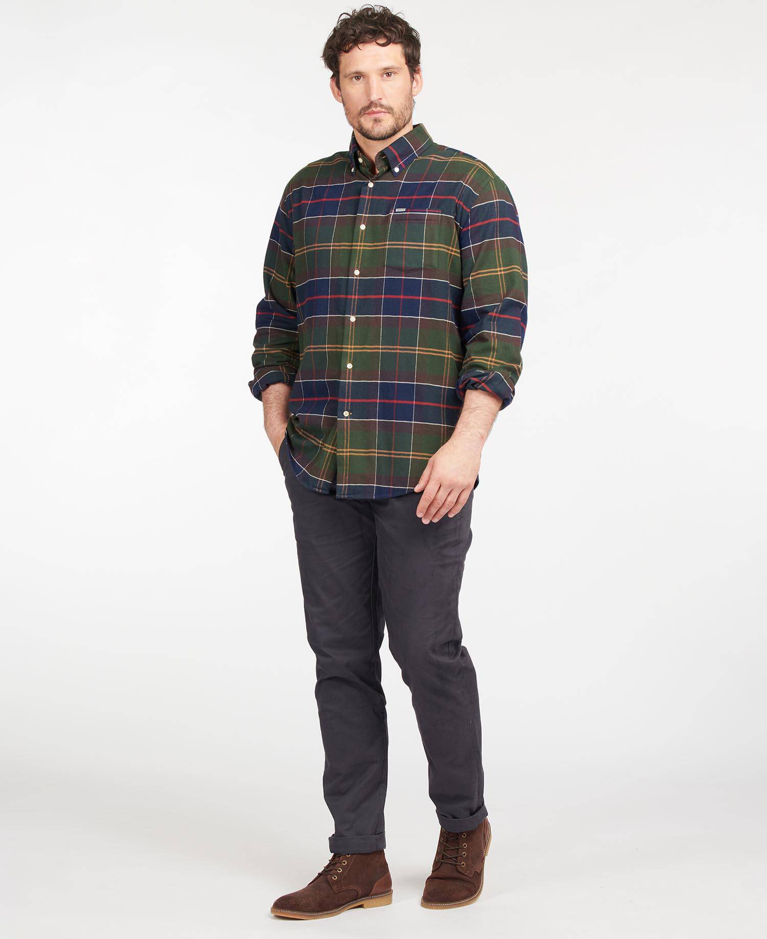Hogside Tartan Regular Long-Sleeved Shirt image number 1