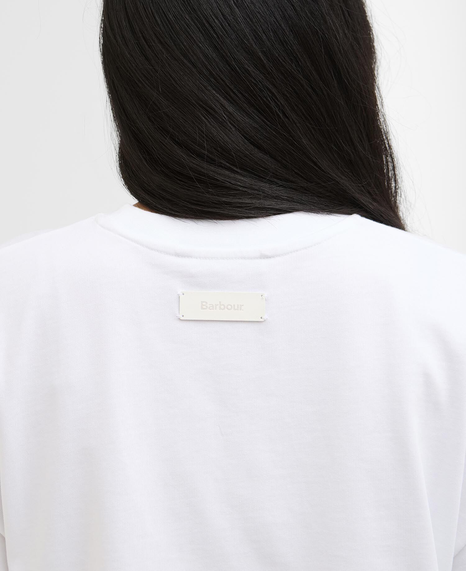 T-shirt Marron White