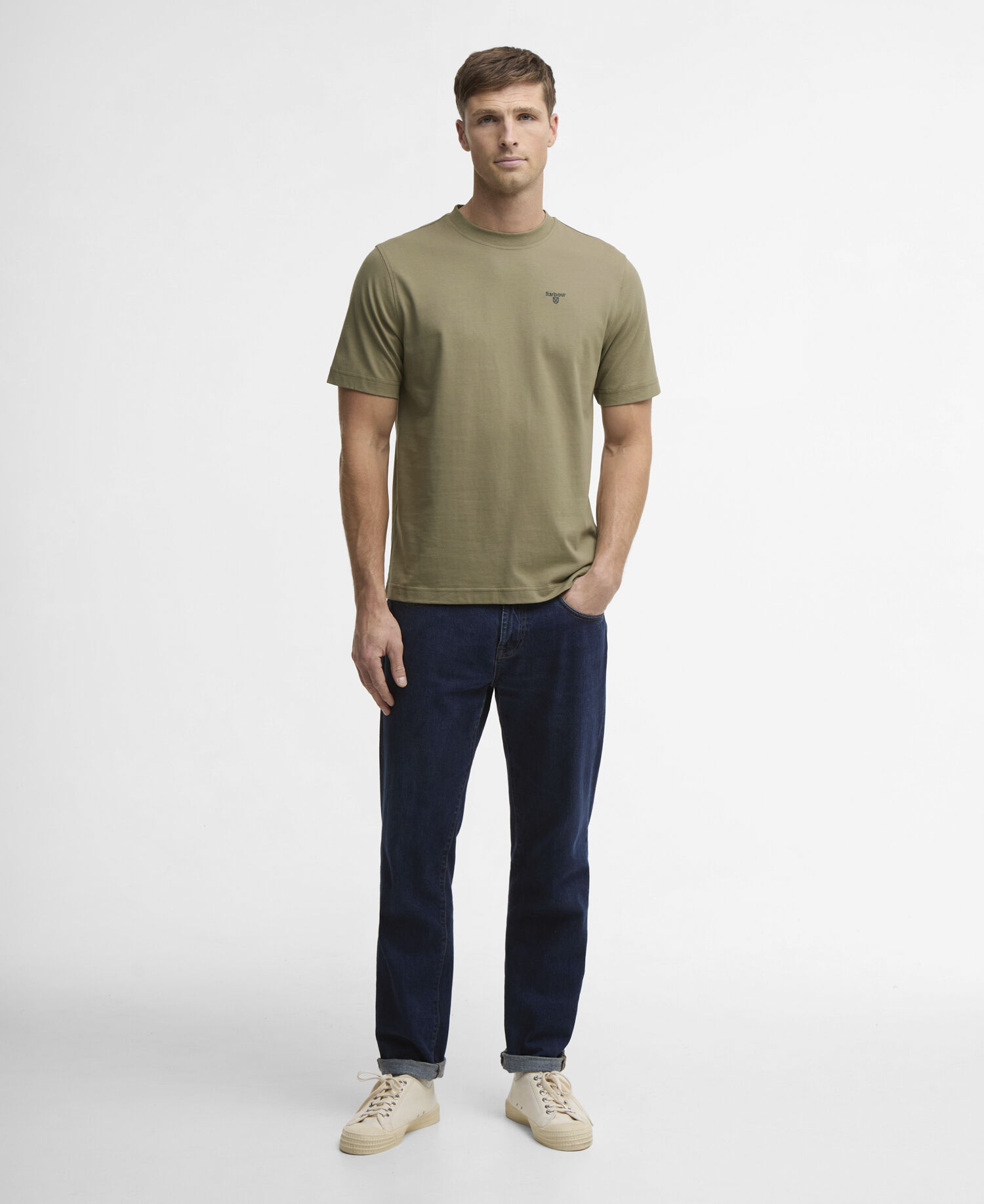 T-Shirt Sports Relaxed Grey Olive