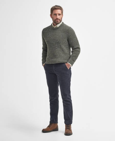 New Tyne Crew Neck Jumper Derby Tweed