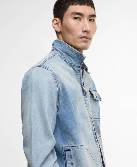 Meteor Washed Denim Overshirt Vintage