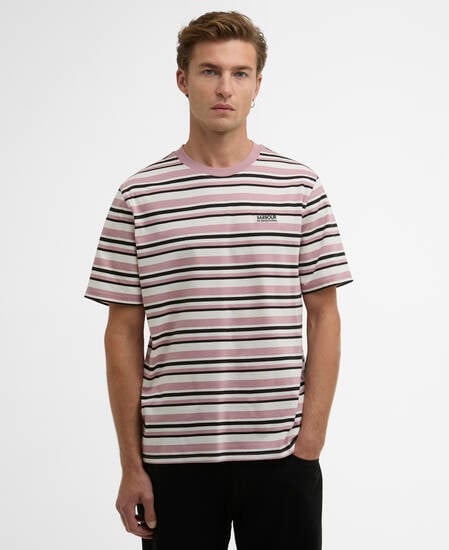T-Shirt Burnwood Striped Woodrose