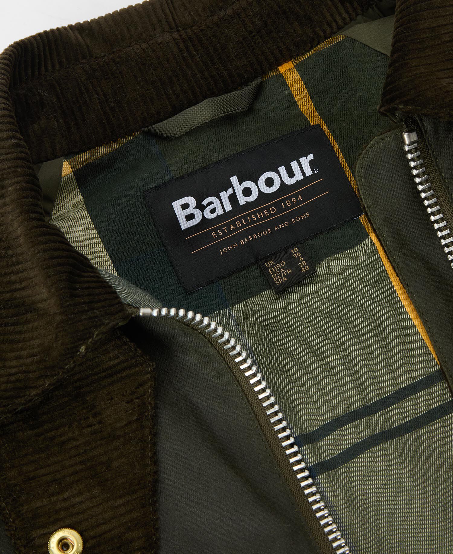 Kearton Waxed Jacket Archive Olive/Ancient Tartan