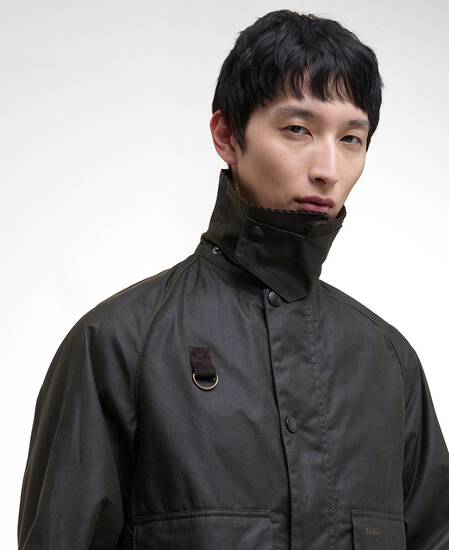Spey Slim Waxed Jacket Olive