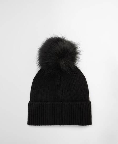 Mallory Pom Beanie Black