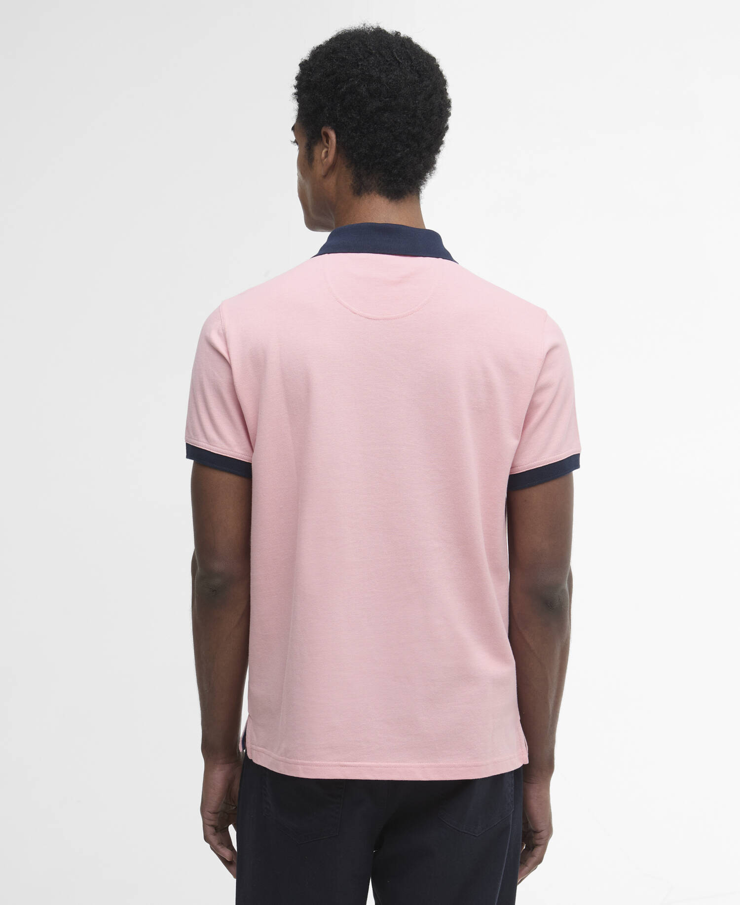 Poloshirt Lynmouth Tipped Short-Sleeved Mineral Pink image number 2