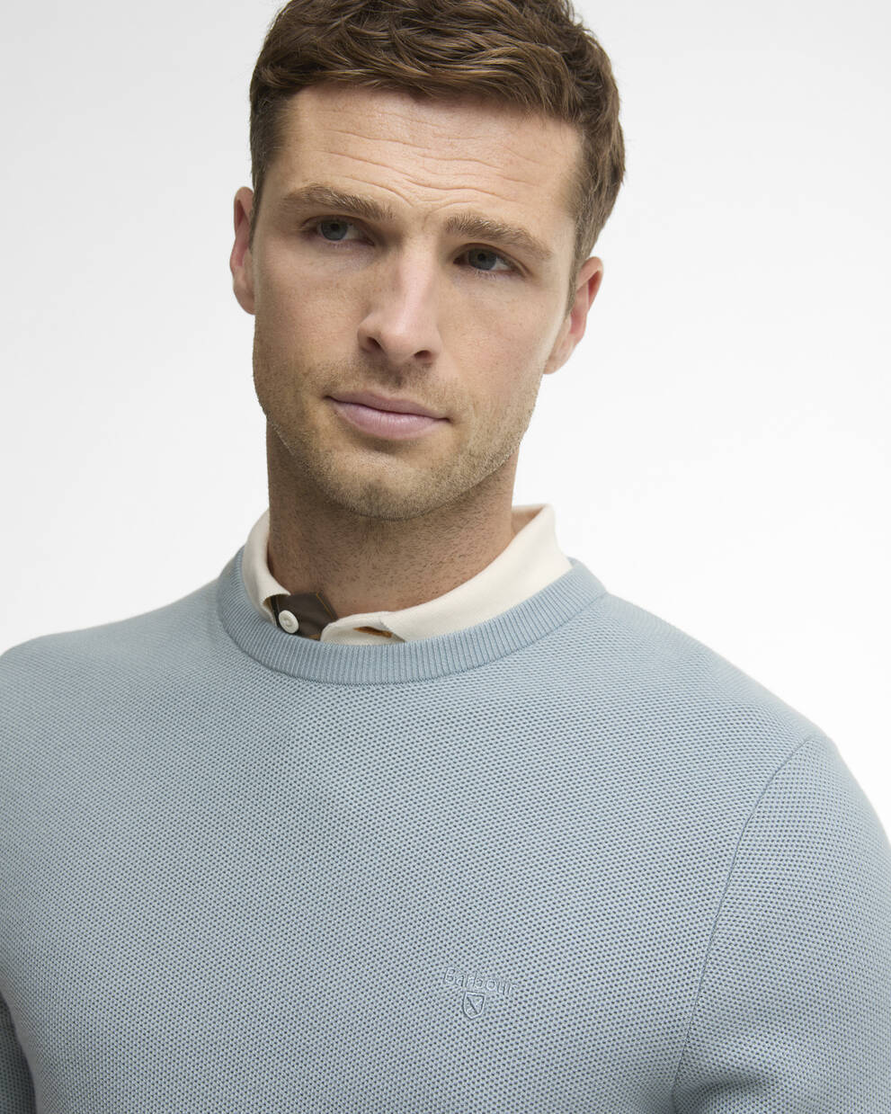 Essential Honeycomb Crew Neck Sweater