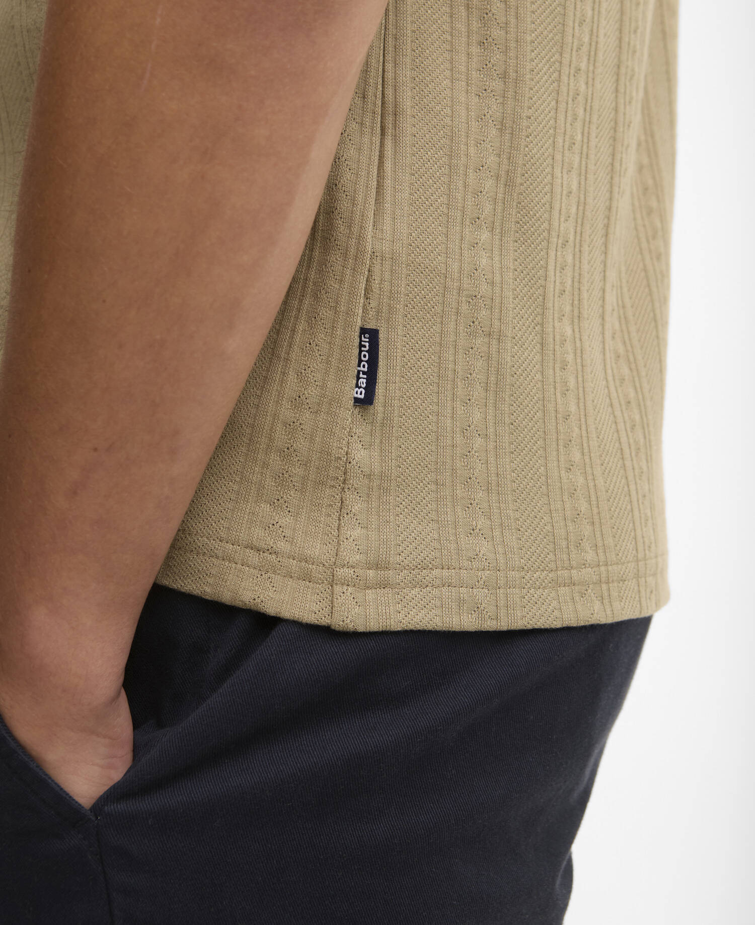 Harwell Tailored T-Shirt Washed Stone image number 4