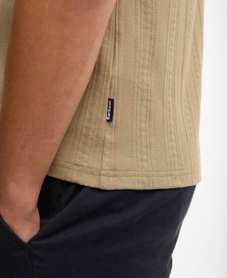 T-shirt leggermente aderente Harwell Washed Stone