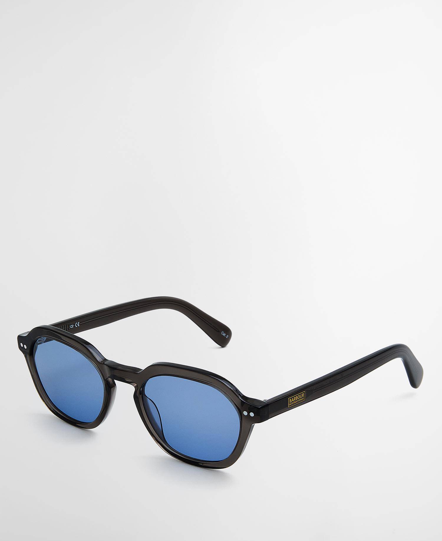 Oval Sunglasses Smokey Grey image number 1