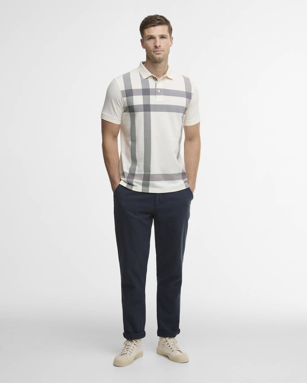 Blaine Tartan Short-Sleeved Polo Shirt