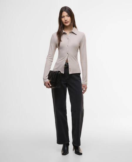 Langarmshirt Chloe Ribbed Oat