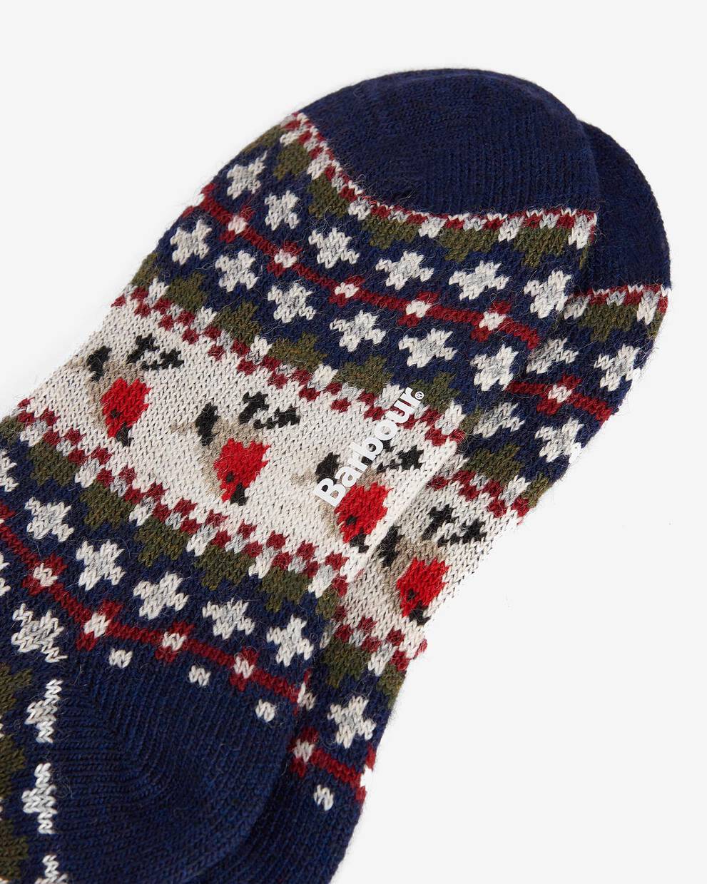 Robin Fair Isle Socks