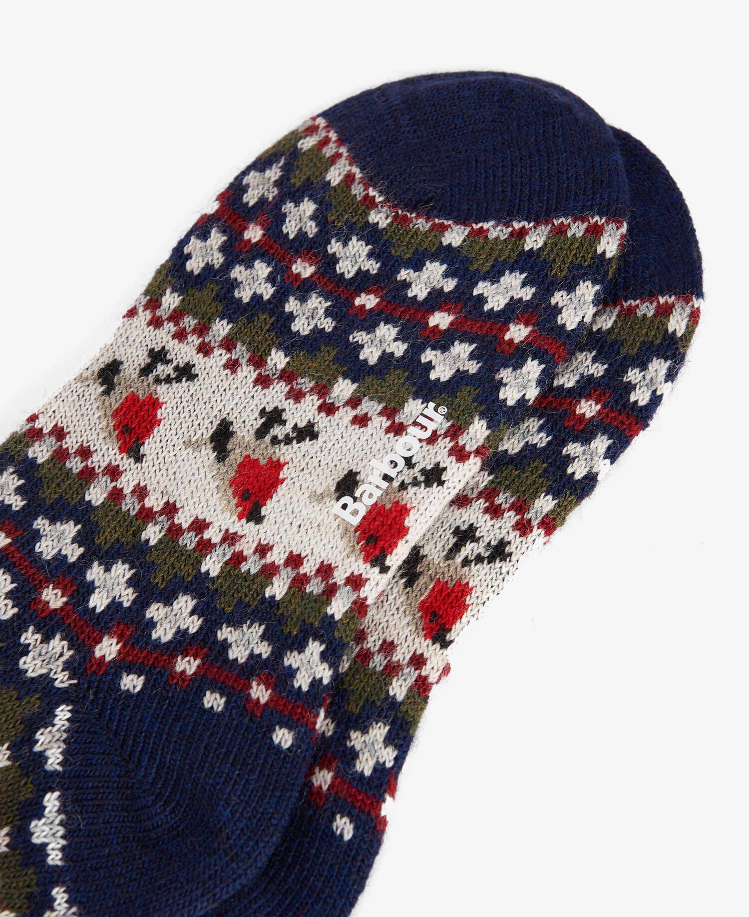 Robin Fair Isle Socks image number 1