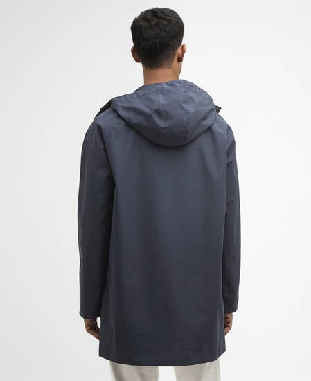 Rokig Hooded Waterproof Mac Dark Navy