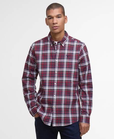 Mosswood Tailored Long-Sleeved Shirt Red Mosswood Tailored Long-Sleeved Shirt Red