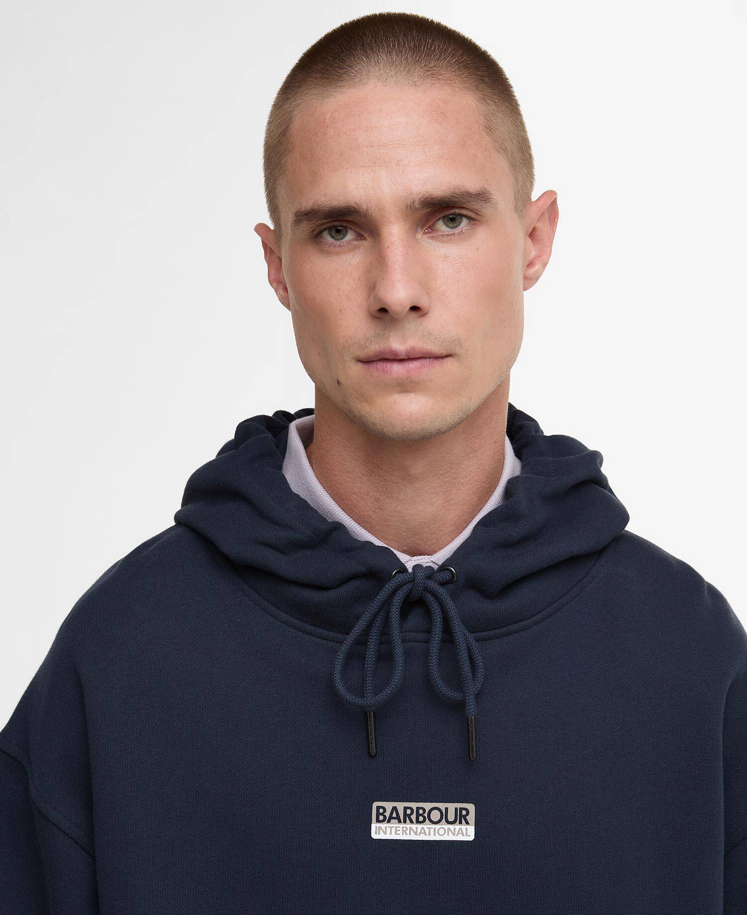 Oversized Wendell Hoodie Navy image number 3