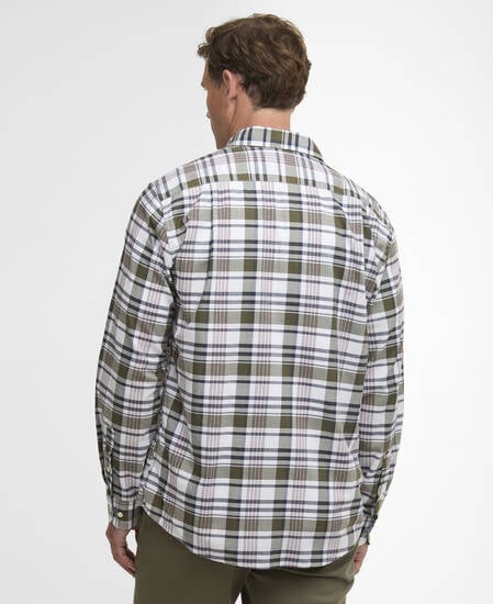 Hunwick Regular Shirt Olive