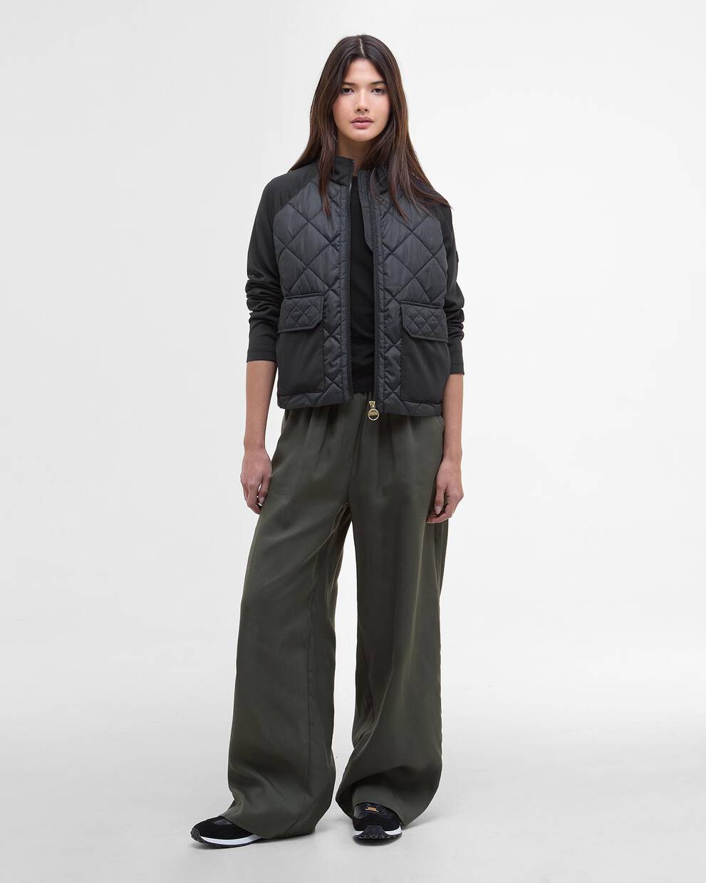 Ebony Quilted Sweatshirt