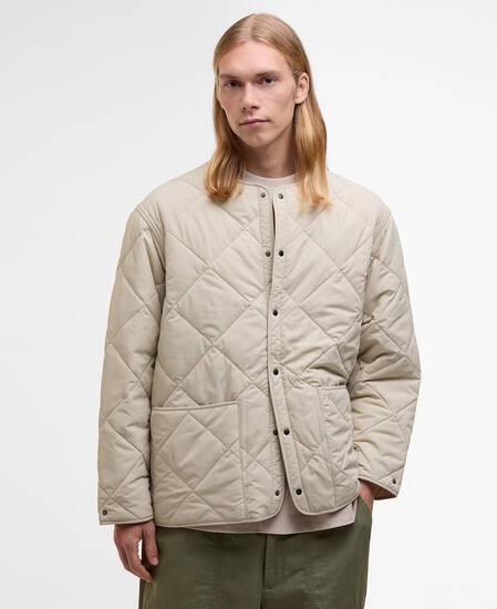 Barbour x Kaptain Sunshine Quilted Liner Clay
