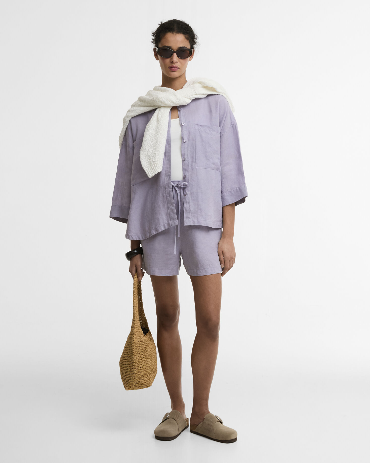 Selena Shirt Heather Mist