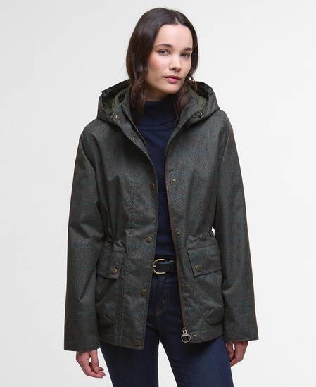 Dixon Waterproof Jacket Gardenia Tweed