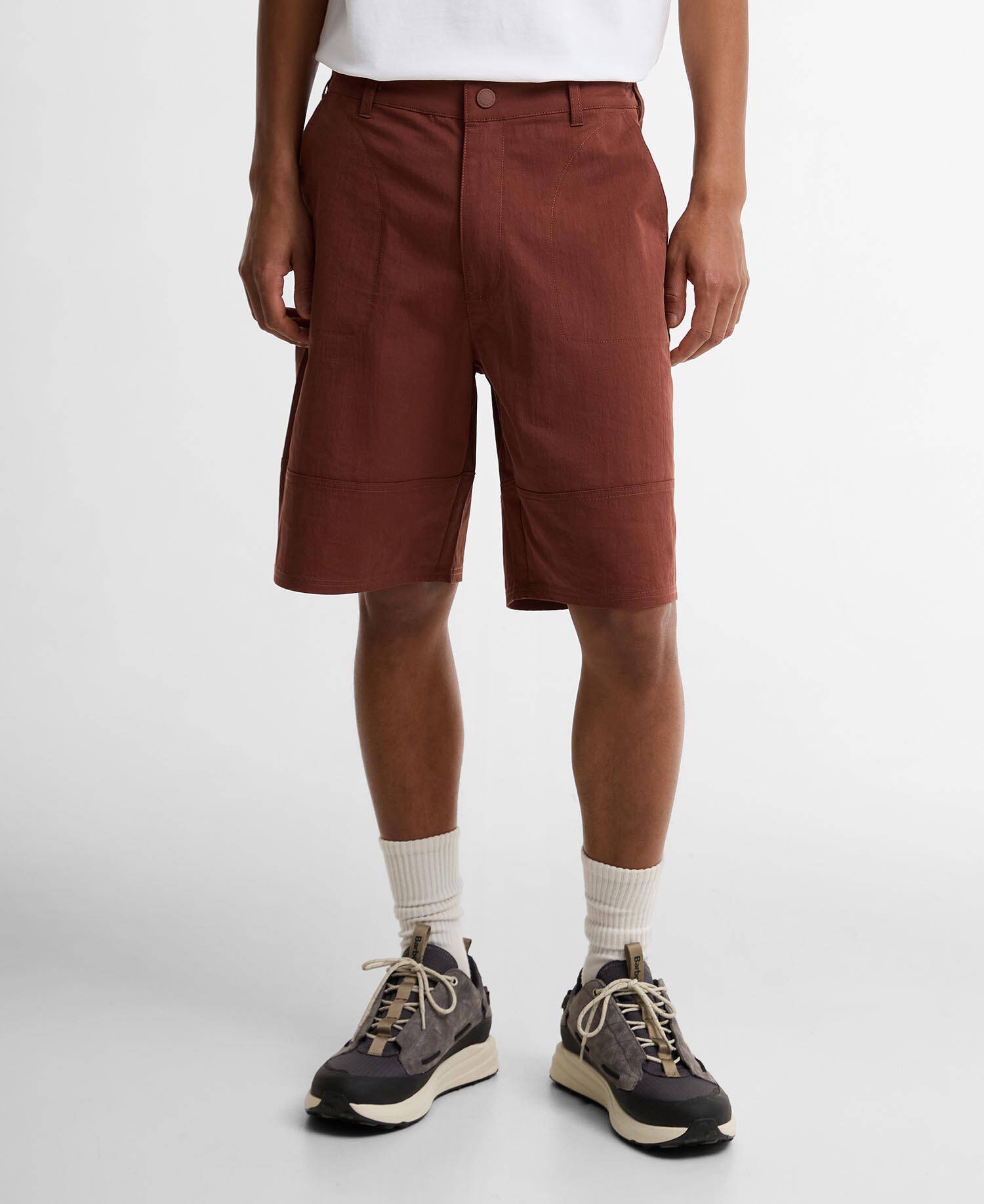 Strickland Textured Shorts Burnt Pepper image number 1
