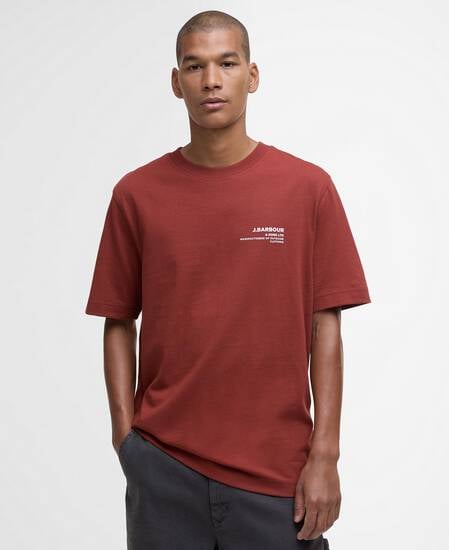 Parkend Photographic Relaxed T-Shirt Fired Brick