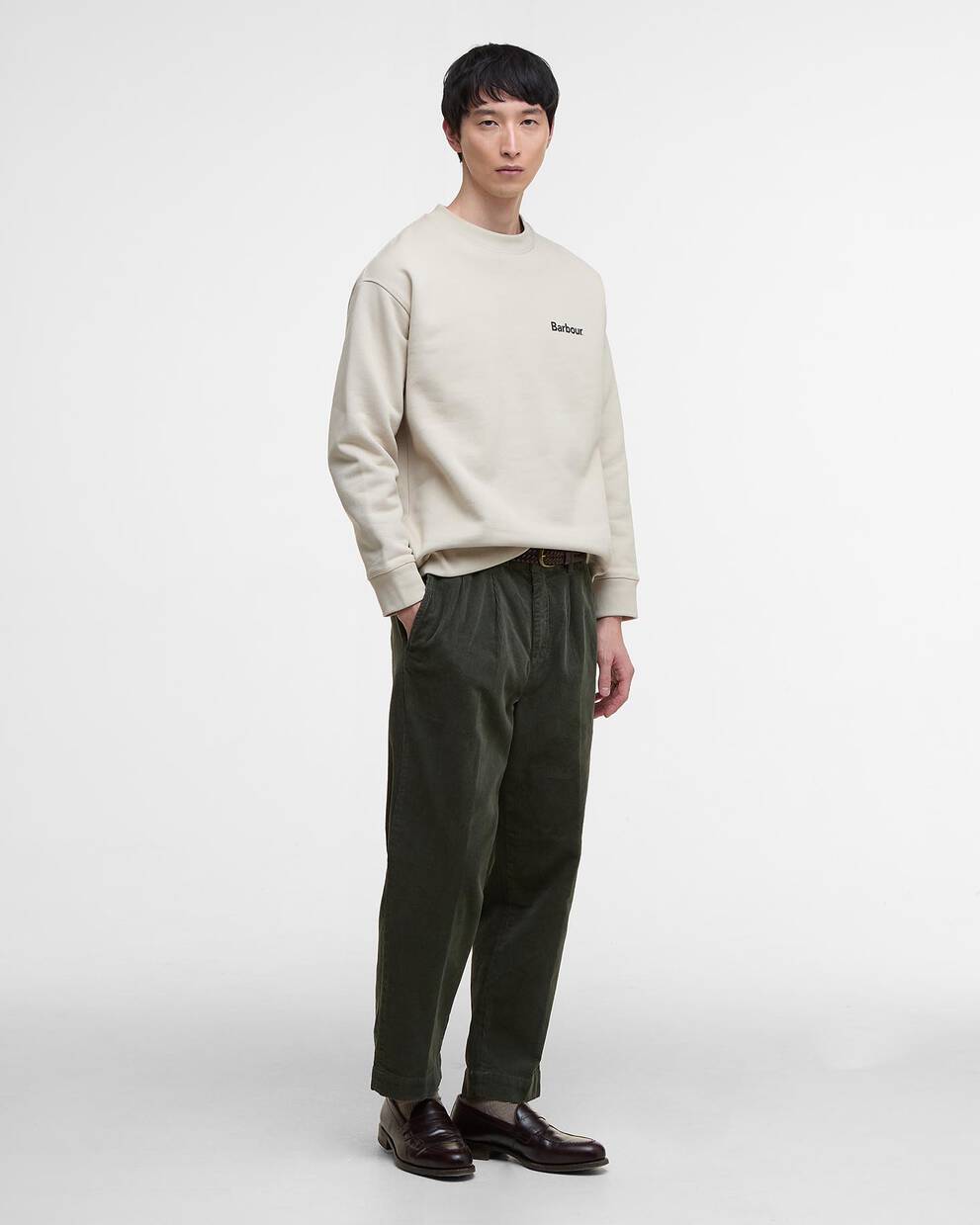 Brushed Nicholas Oversized Crew Neck Jumper