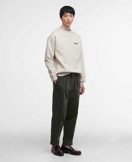 Brushed Nicholas Oversized Crew Neck Jumper Mist