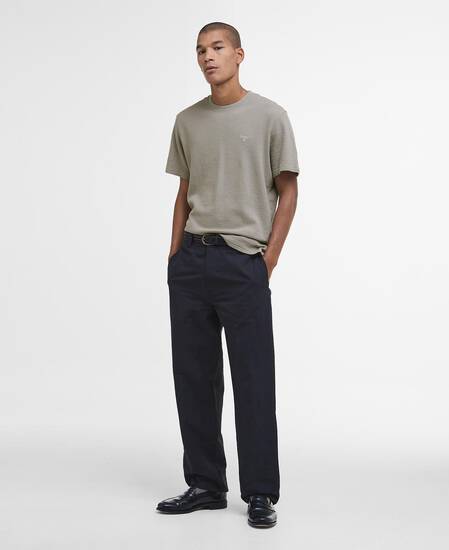 Platford Tailored Waffle T-Shirt Concrete