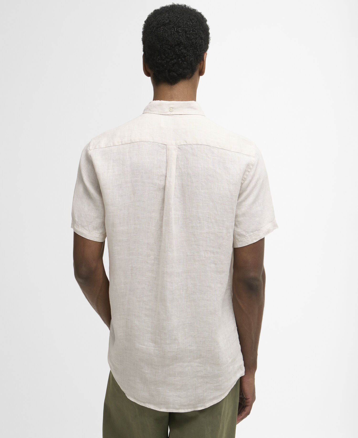 Leinen-Kurzarmhemd Linton Tailored Mist
