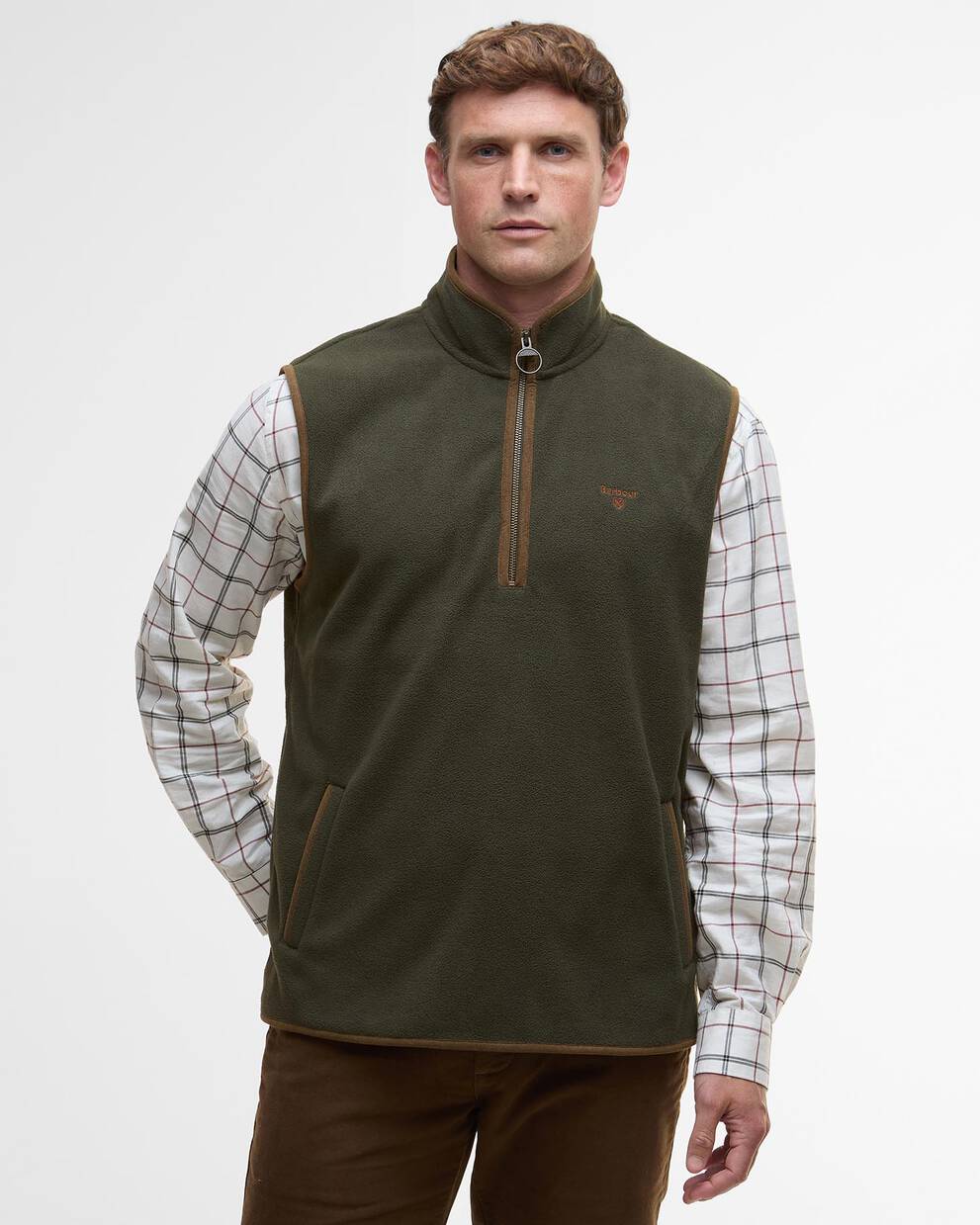 Harwood Half-Zip Fleeced Gilet