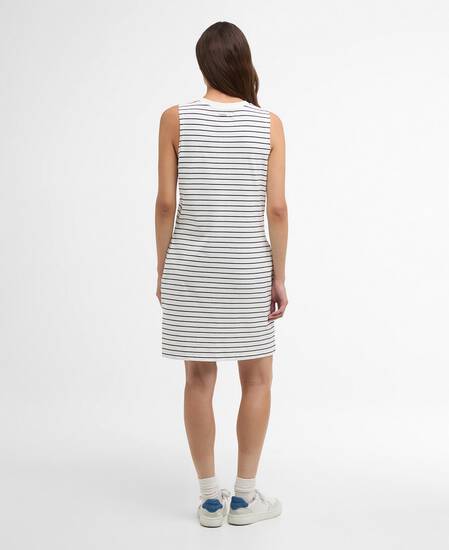 Hartland Striped Mini Dress Cloud/Navy Stripe